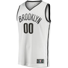 White Brooklyn Nets Fast Break Custom Replica Jersey | NBA