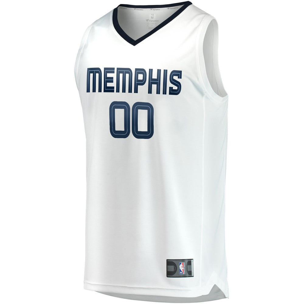 White Memphis Grizzlies Fast Break Custom Replica Jersey | NBA