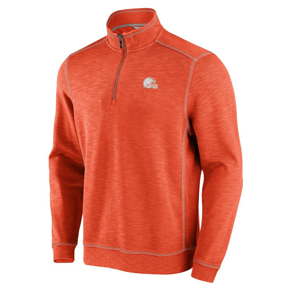 Cleveland Browns Tobago Bay Tri-Blend Half-Zip Sweatshirt | NFL US