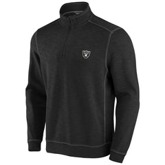 Las Vegas Raiders Tobago Bay Tri-Blend Half-Zip Sweatshirt | NFL On sale