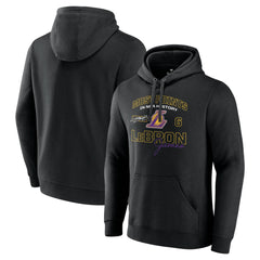 Black LeBron James Los Angeles Lakers Most Points in NBA History Pullover Hoodie | NBA