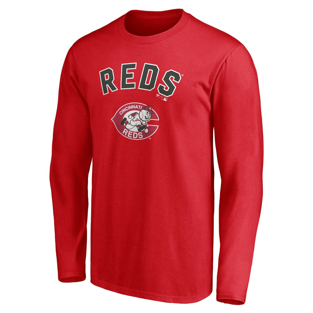 Cincinnati Reds Personalized Cooperstown Collection Winning Streak Long Sleeve T-Shirt - MLB T-shirts