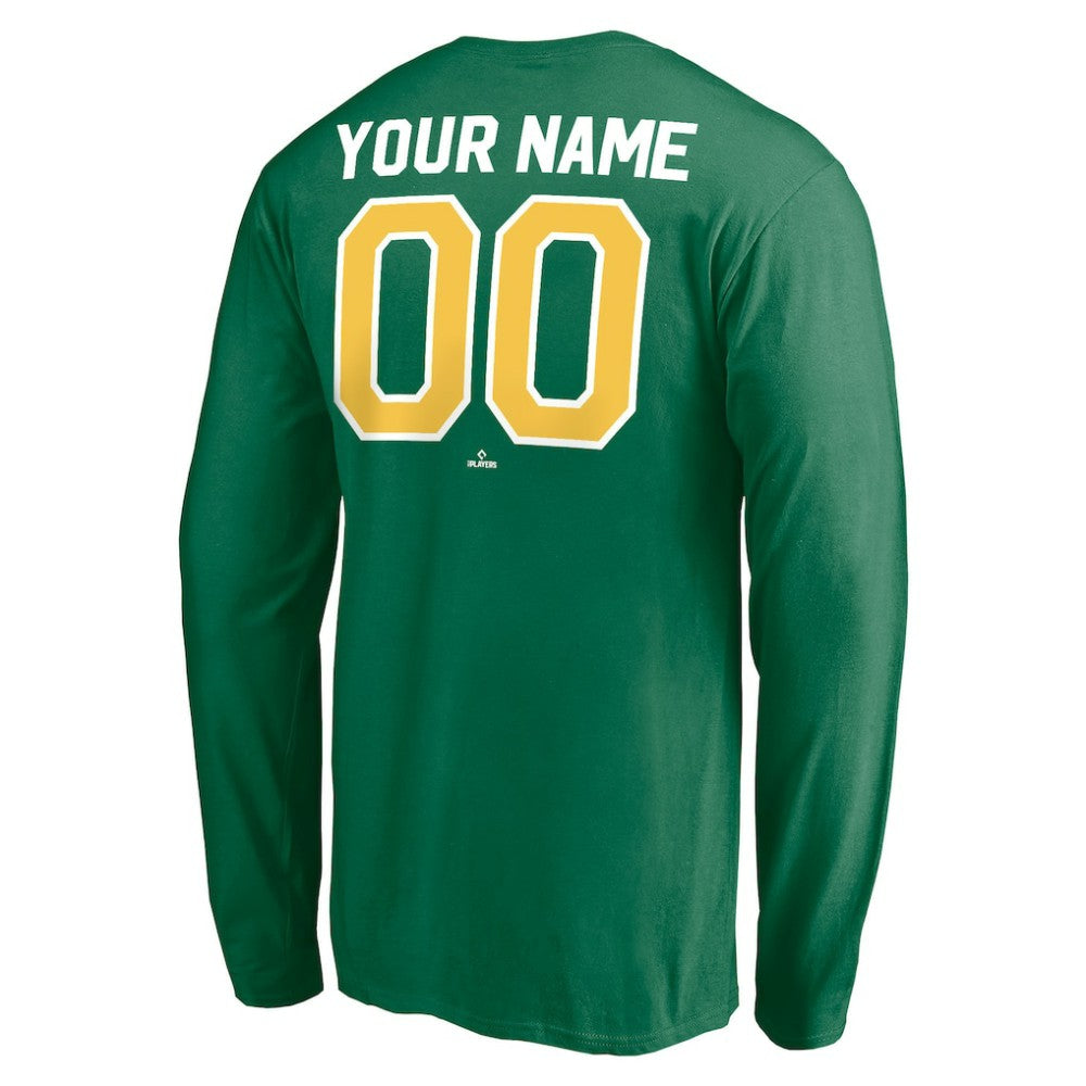Athletics Personalized Cooperstown Collection Winning Streak Long Sleeve T-Shirt - MLB T-shirts