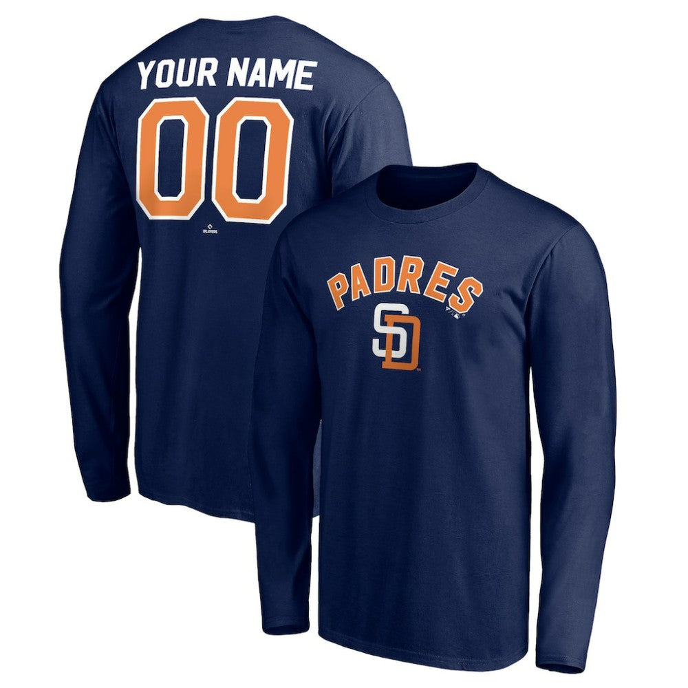 San Diego Padres Personalized Cooperstown Collection Winning Streak Long Sleeve T-Shirt - MLB T-shirts