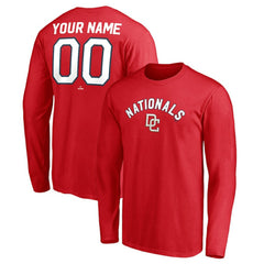Washington Nationals Personalized Cooperstown Collection Winning Streak Long Sleeve T-Shirt - MLB T-shirts