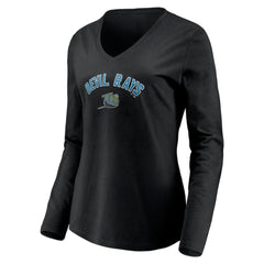 Tampa Bay Rays Women's Cooperstown Collection Personalized Winning Streak Long Sleeve V-Neck T-Shirt - MLB T-shirts