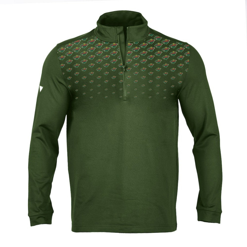 Minnesota Wild Levelwear NHL x PGA Scout Midlayer Quarter-Zip Pullover Top -  NHL Pullover