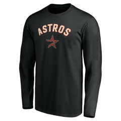 Houston Astros Personalized Cooperstown Collection Alternate Winning Streak Long Sleeve T-Shirt - MLB T-shirts