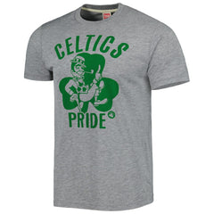 Heather Gray Boston Celtics Homage Unisex Hometown Hyper Local Tri-Blend T-Shirt | NBA