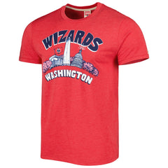 Red Washington Wizards Homage Unisex Hometown Hyper Local Tri-Blend T-Shirt | NBA