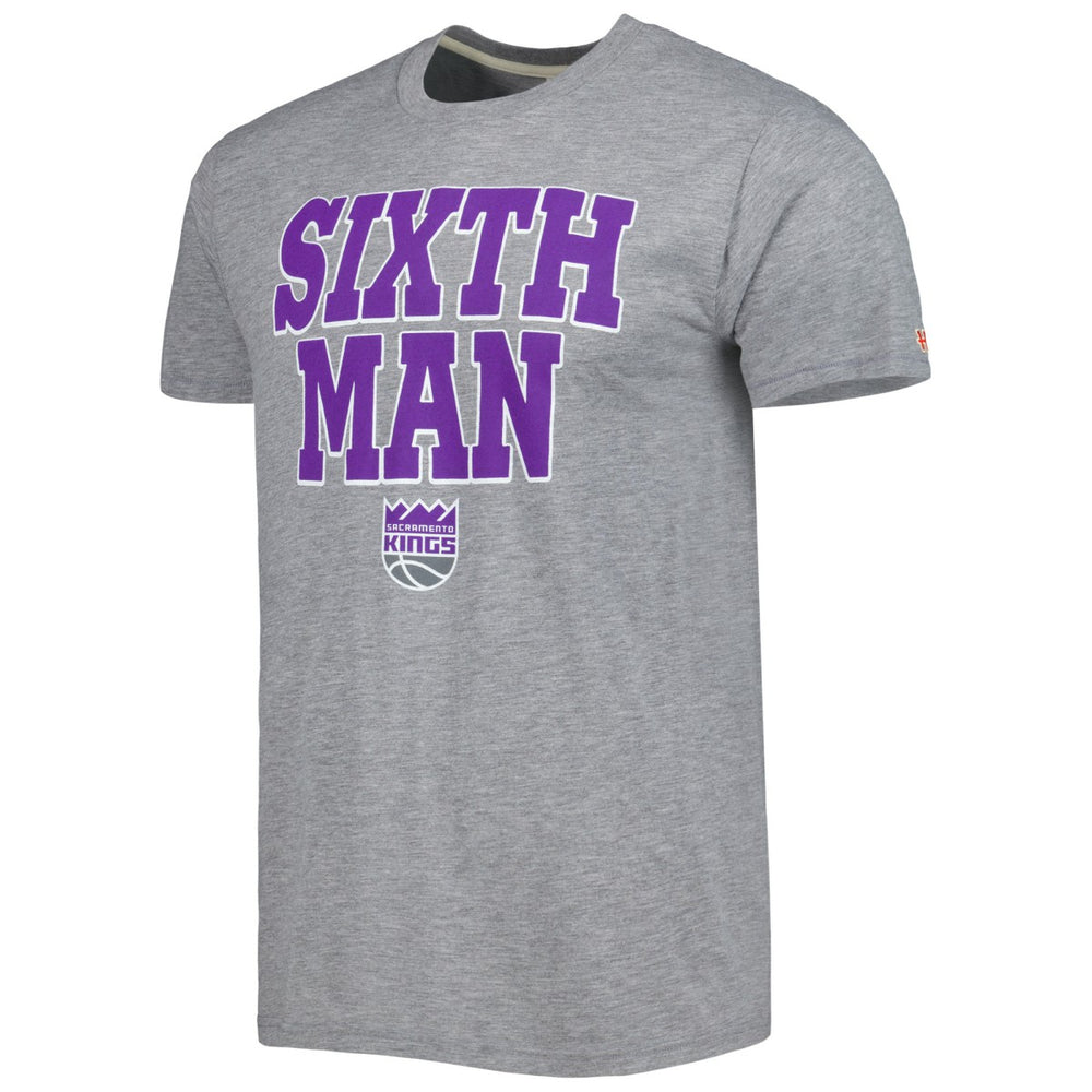 Heather Gray Sacramento Kings Homage Unisex Hometown Hyper Local Tri-Blend T-Shirt | NBA
