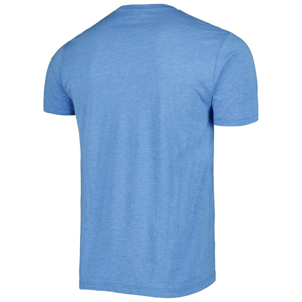 Light Blue Indiana Pacers Homage Unisex Team Mascot Tri-Blend T-Shirt | NBA