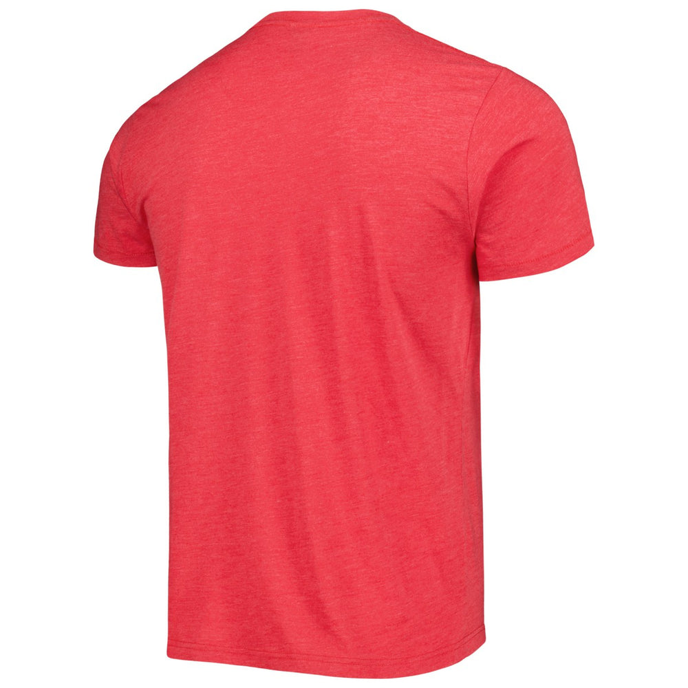 Red LA Clippers Homage Unisex Team Mascot Tri-Blend T-Shirt | NBA