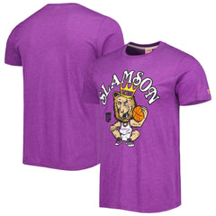 Purple Sacramento Kings Homage Unisex Team Mascot Tri-Blend T-Shirt | NBA