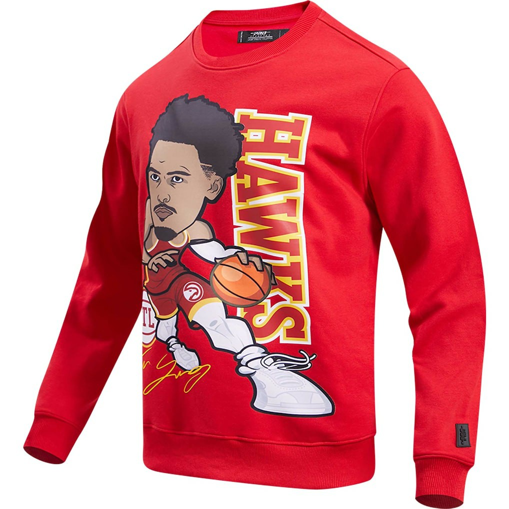 Red Trae Young Atlanta Hawks Pro Standard Avatar Pullover Sweatshirt | NBA