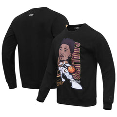 Black Donovan Mitchell Cleveland Cavaliers Pro Standard Avatar Pullover Sweatshirt sale | NBA