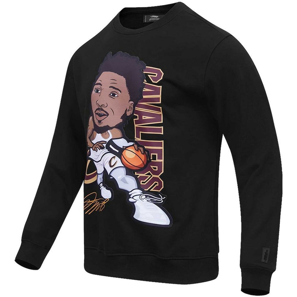 Black Donovan Mitchell Cleveland Cavaliers Pro Standard Avatar Pullover Sweatshirt sale | NBA