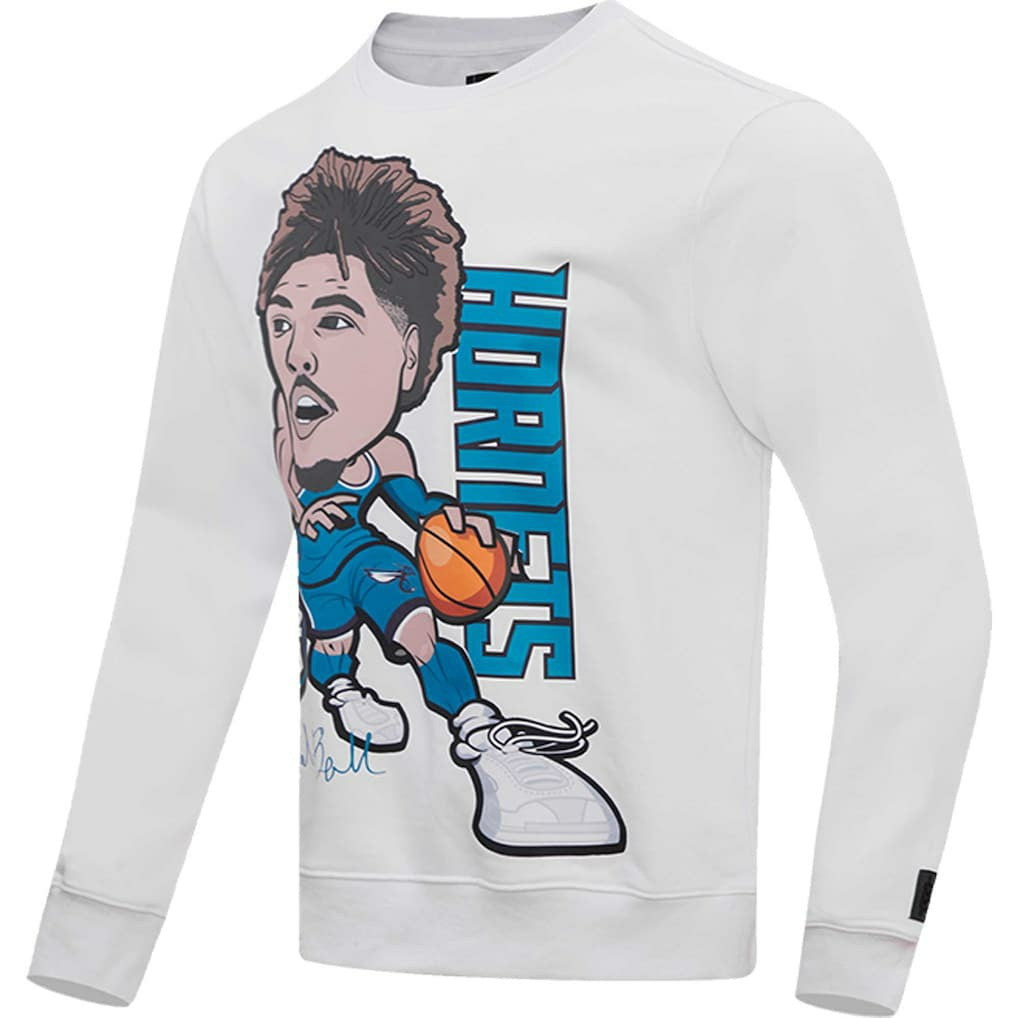 White LaMelo Ball Charlotte Hornets Pro Standard Avatar Pullover Sweatshirt | NBA