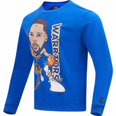 Royal Stephen Curry Golden State Warriors Pro Standard Avatar Pullover Sweatshirt sale | NBA