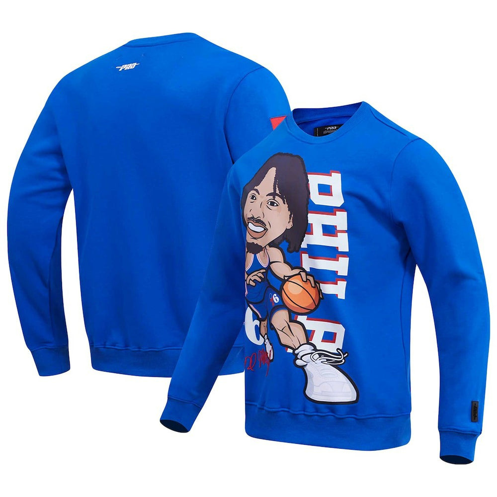 Royal Tyrese Maxey Philadelphia 76ers Pro Standard Avatar Pullover Sweatshirt | NBA