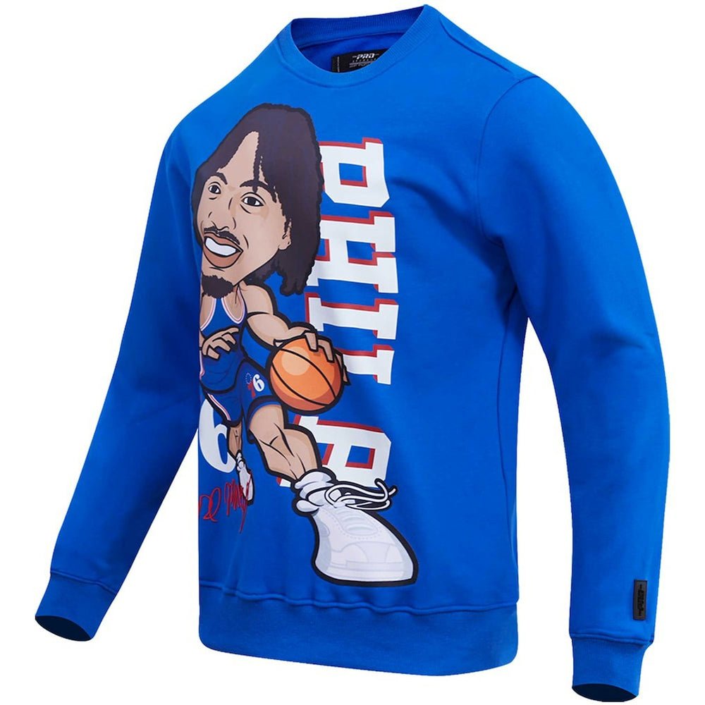 Royal Tyrese Maxey Philadelphia 76ers Pro Standard Avatar Pullover Sweatshirt | NBA