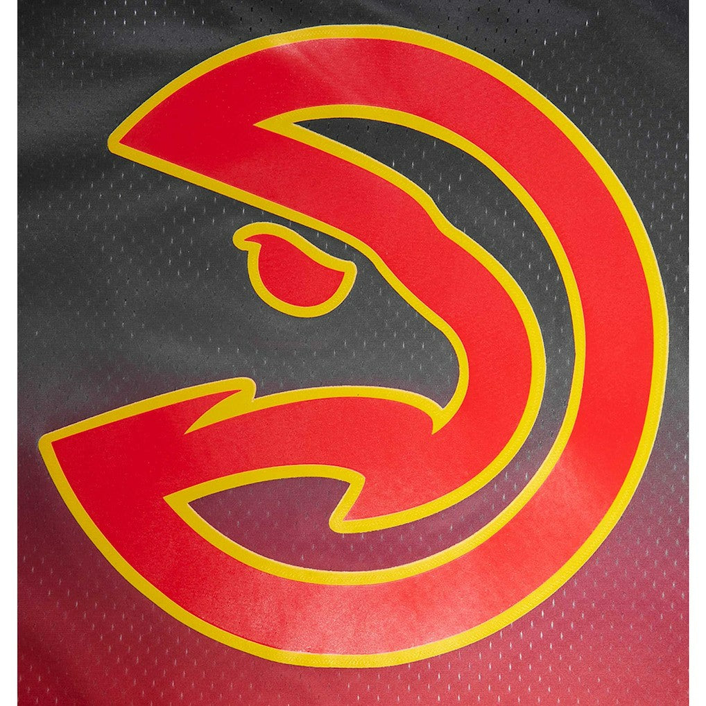 Black/Red Trae Young Atlanta Hawks Post Ombre Name & Number T-Shirt | NBA