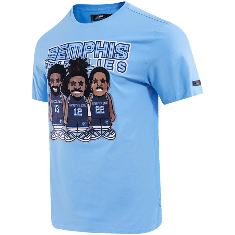 Light Blue Jaren Jackson Jr., Ja Morant, Desmond Bane Memphis Grizzlies Pro Standard Multi Lineup T-Shirt | NBA