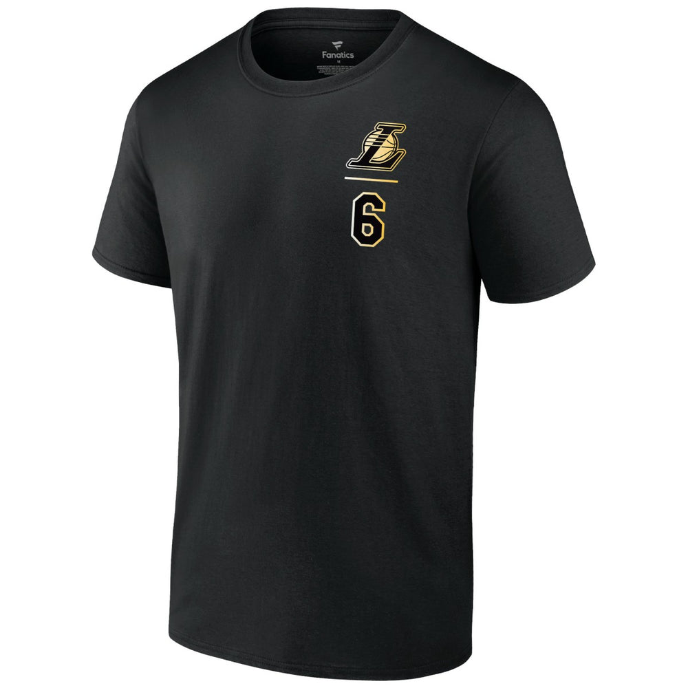 NBA All-Time Scoring Record T-Shirt - Black LeBron James Los Angeles Lakers | NBA