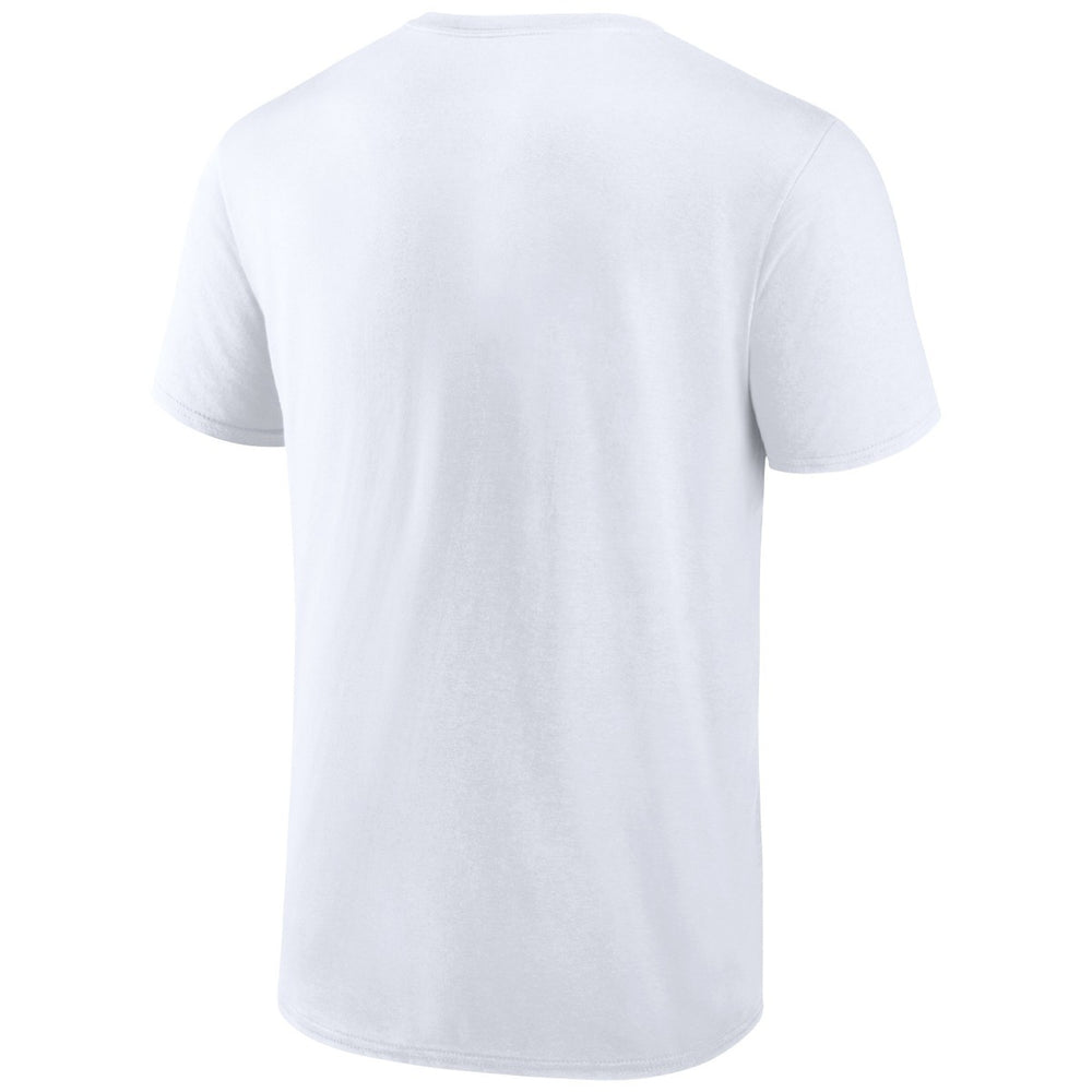 White LeBron James NBA All-Time Scoring Record Split Points T-Shirt | NBA