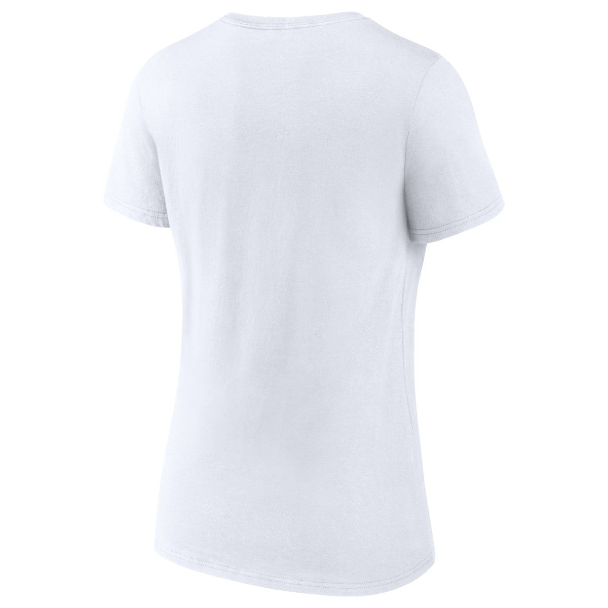 White LeBron James Women's NBA All-Time Scoring Record Split Points V-Neck T-Shirt | NBA