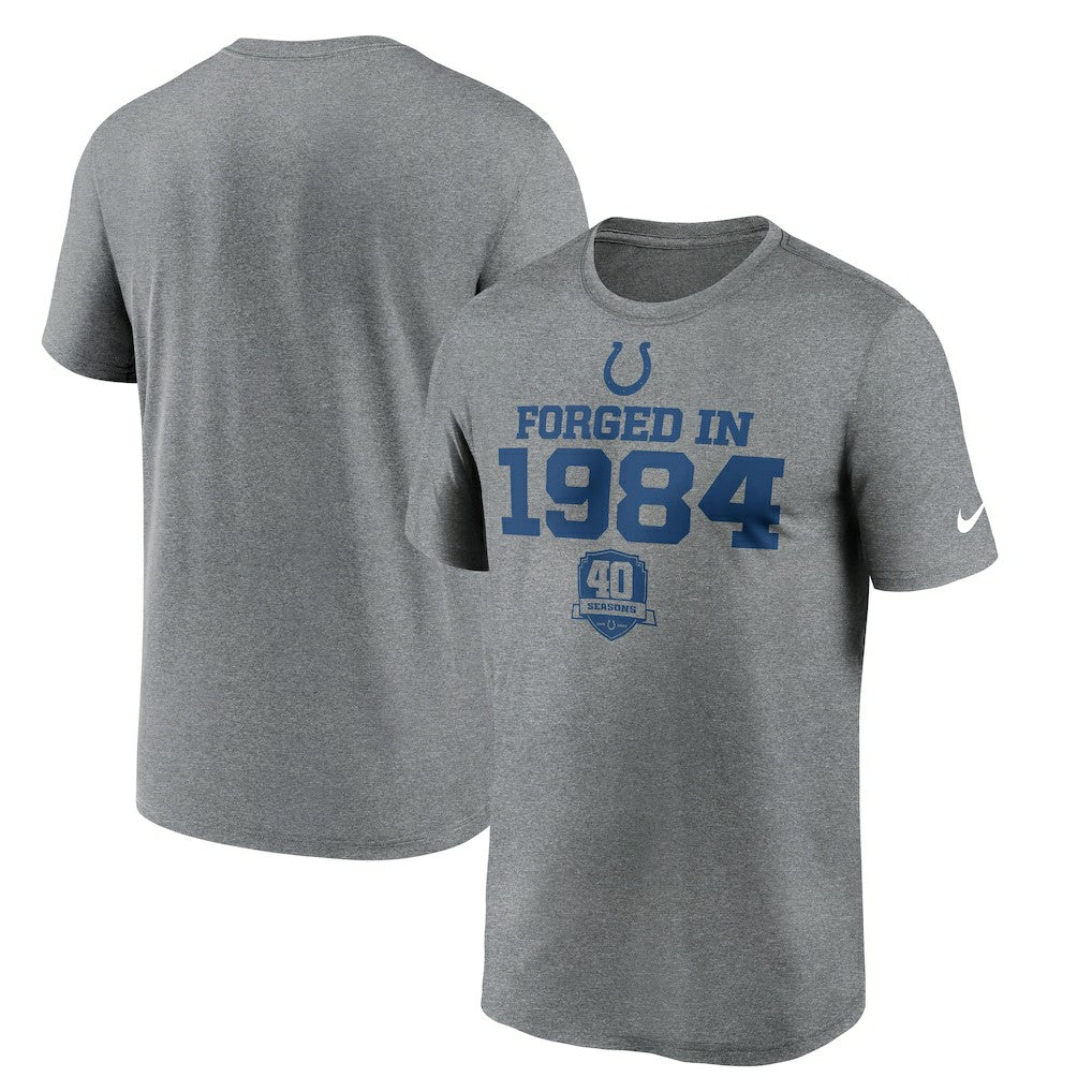 Indianapolis Colts 40th Anniversary Legend Performance T-Shirt | NFL On sale