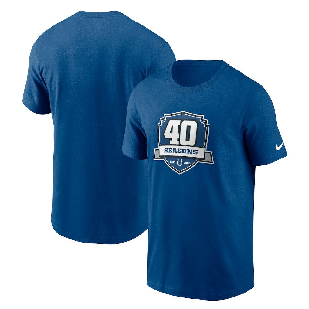 Indianapolis Colts 40th Anniversary Essential T-Shirt | NFL US