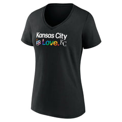 Kansas City Royals Women's City Pride V-Neck T-Shirt - MLB T-shirts