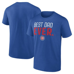 Chicago Cubs Best Dad Ever T-Shirt - MLB T-shirts