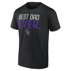 Colorado Rockies Best Dad Ever T-Shirt - MLB T-shirts