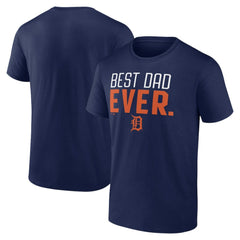 Detroit Tigers Best Dad Ever T-Shirt - MLB T-shirts