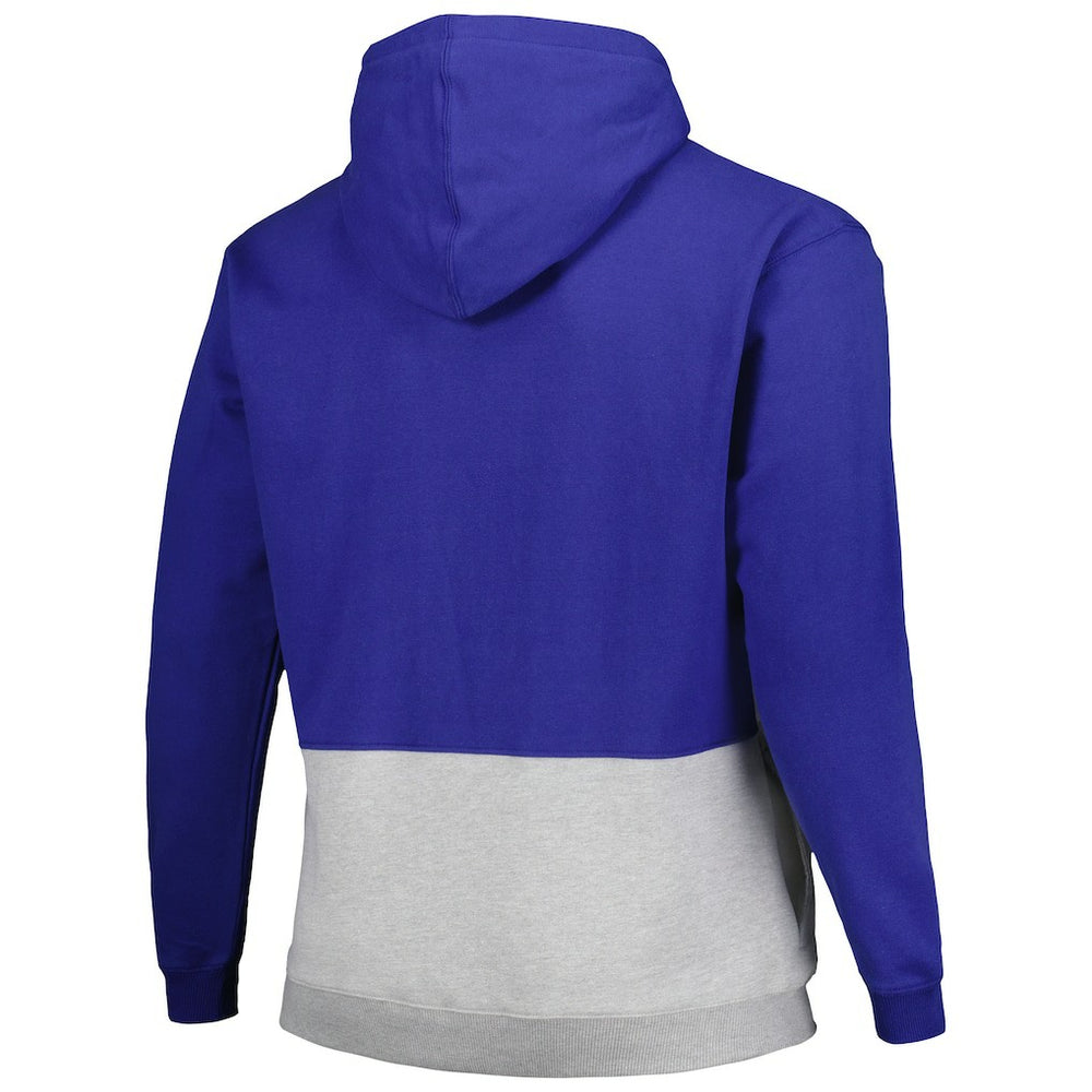 Royal Philadelphia 76ers Big & Tall Anorak Half-Zip Hoodie | NBA