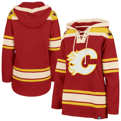Calgary Flames '47 Women's Superior Lacer Pullover Hoodie -  NHL Hoodies