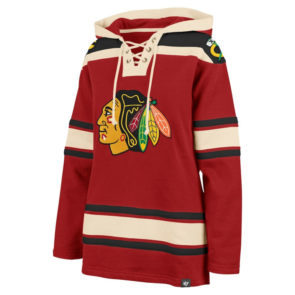 Chicago Blackhawks '47 Women's Superior Lacer Pullover Hoodie -  NHL Hoodies