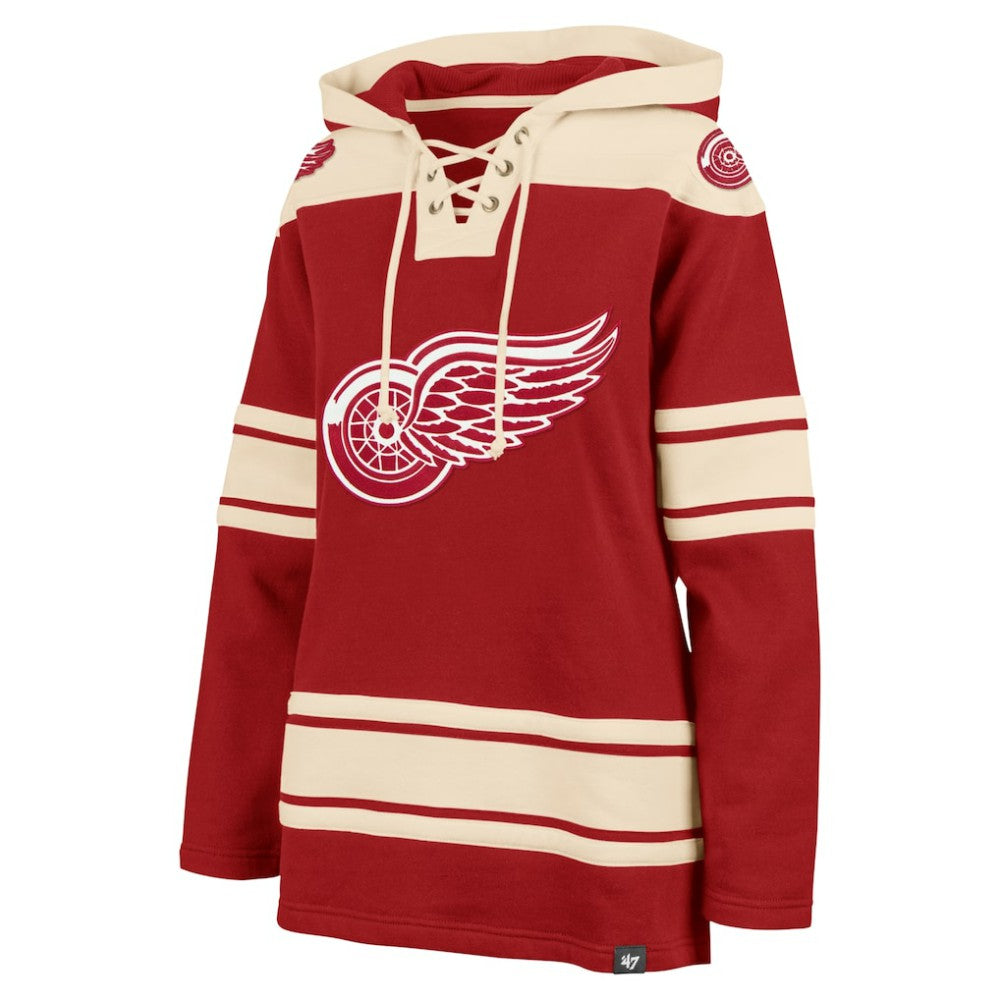 Detroit Red Wings '47 Women's Superior Lacer Pullover Hoodie -  NHL Hoodies