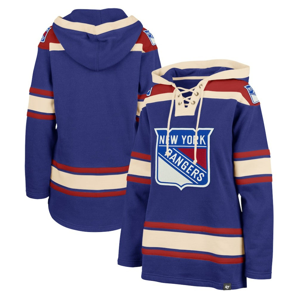 New York Rangers '47 Women's Superior Lacer Pullover Hoodie -  NHL Hoodies