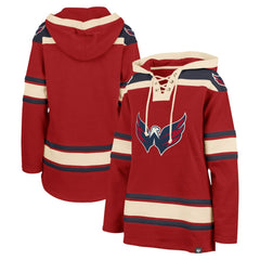 Washington Capitals '47 Women's Superior Lacer Pullover Hoodie -  NHL Hoodies