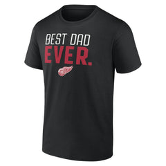 Detroit Red Wings Best Dad Ever T-Shirt -  NHL T-shirts
