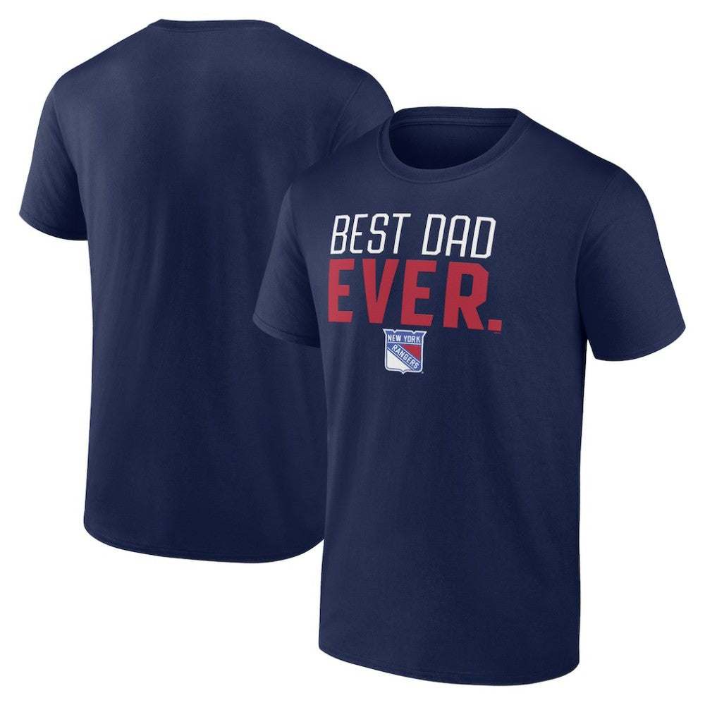 New York Rangers Best Dad Ever T-Shirt -  NHL T-shirts