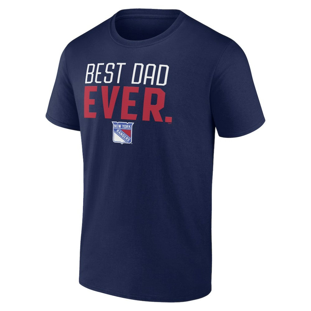 New York Rangers Best Dad Ever T-Shirt -  NHL T-shirts