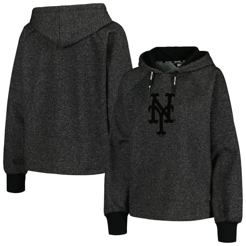 New York Mets DKNY Sport Women's Debbie Dolman Raglan Pullover Hoodie - MLB Hoodies