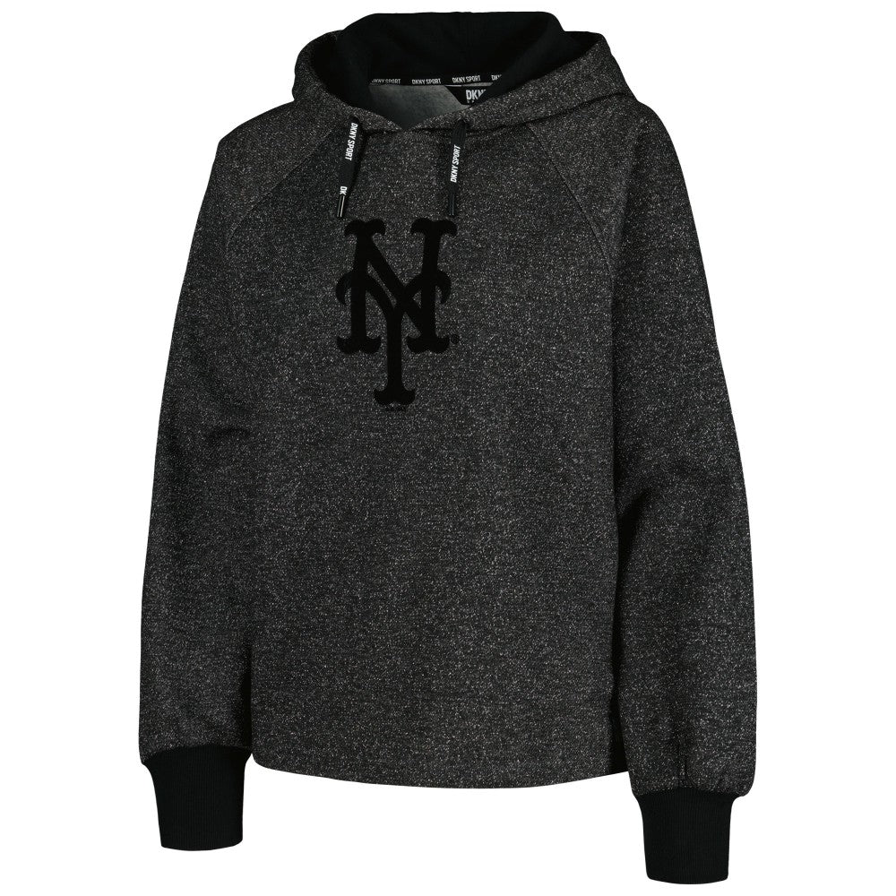New York Mets DKNY Sport Women's Debbie Dolman Raglan Pullover Hoodie - MLB Hoodies