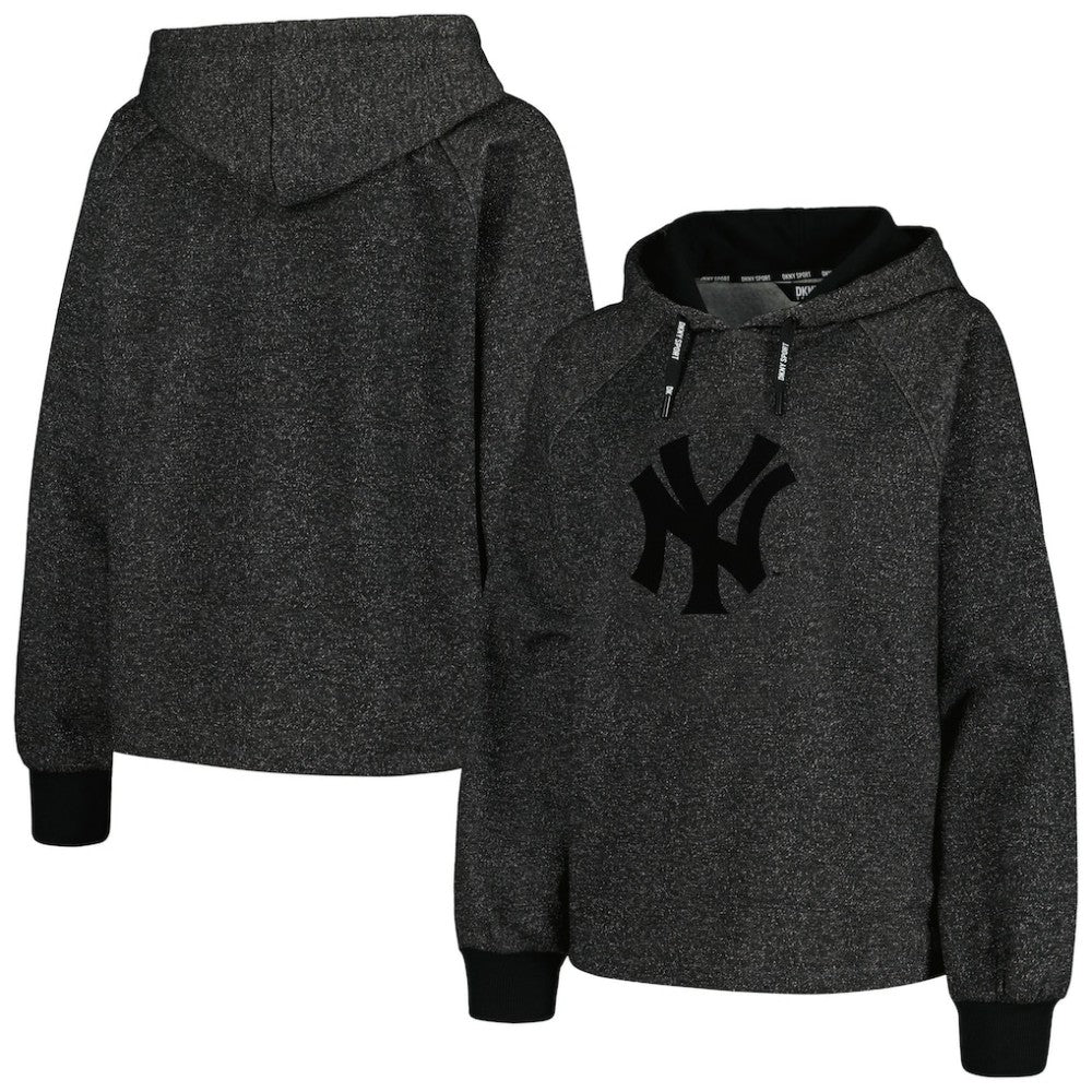 New York Yankees DKNY Sport Women's Debbie Dolman Raglan Pullover Hoodie - MLB Hoodies