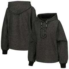 Cleveland Guardians DKNY Sport Women's Debbie Dolman Raglan Pullover Hoodie - MLB Hoodies