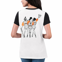 San Francisco Giants G-III 4Her by Carl Banks Women's Illustration Ringer T-Shirt - MLB T-shirts